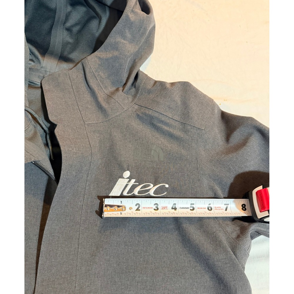The North Face Apex Flex Mens Small Grey Softshell Waterproof‎ Hooded Jacket - Picture 8 of 12